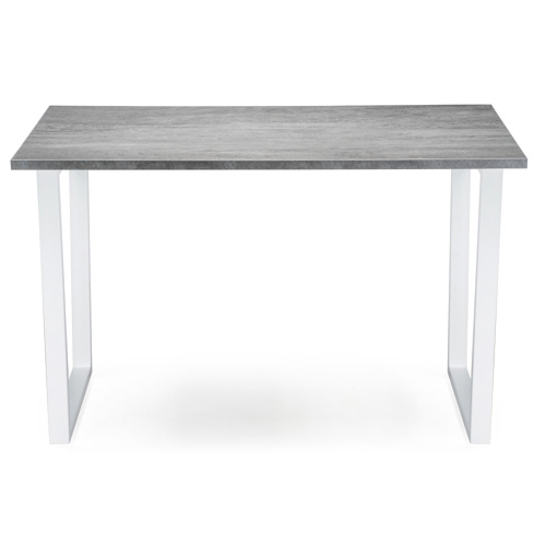Стол деревянный Лота Лофт 140х80х75 25 мм бетон, белый матовый