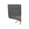 Барный стул Paskal gray, chrome