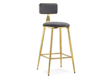 Барный стул Persi dark gray, gold
