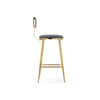 Барный стул Persi dark gray, gold