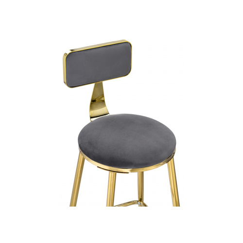 Барный стул Persi dark gray, gold