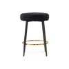 Барный стул Plato black fabric