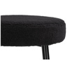 Барный стул Plato black fabric