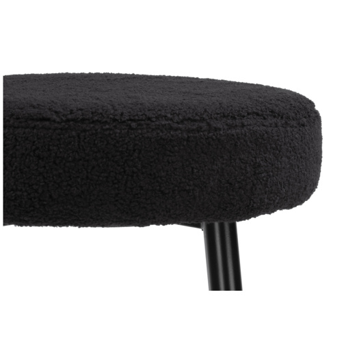 Барный стул Plato black fabric
