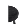 Барный стул Plato black fabric