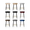 Барный стул Plato black fabric