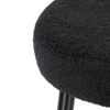 Барный стул Plato black fabric