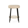 Барный стул Plato white fabric