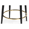 Барный стул Plato white fabric