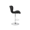 Барный стул Porch black, chrome