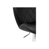 Барный стул Porch black, chrome