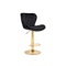 Барный стул Porch black, golden Барный стул Porch black, golden