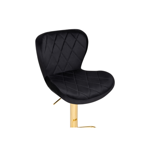 Барный стул Porch black, golden