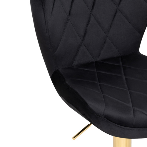 Барный стул Porch black, golden
