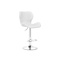 Барный стул Porch chrome, white Барный стул Porch chrome, white