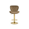Барный стул Porch dark beige, golden