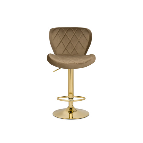Барный стул Porch dark beige, golden