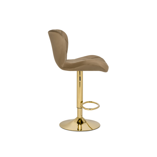Барный стул Porch dark beige, golden