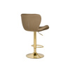 Барный стул Porch dark beige, golden