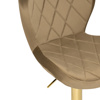 Барный стул Porch dark beige, golden