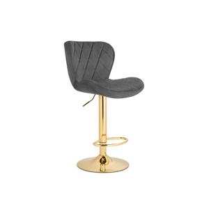 Барный стул Porch dark gray, golden