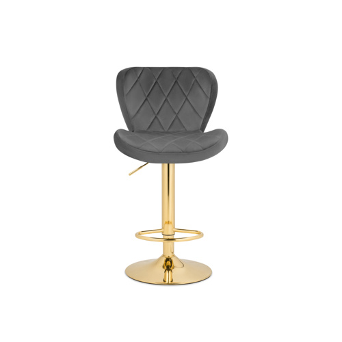 Барный стул Porch dark gray, golden
