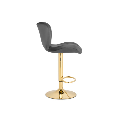 Барный стул Porch dark gray, golden