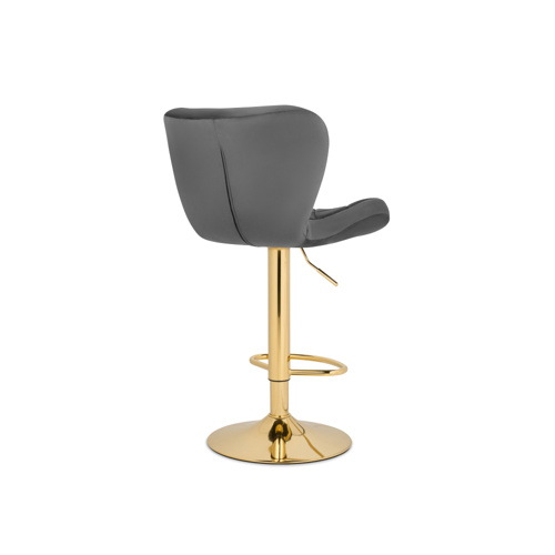 Барный стул Porch dark gray, golden