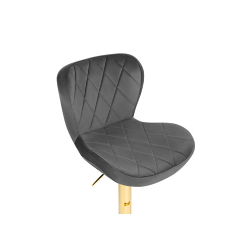 Барный стул Porch dark gray, golden