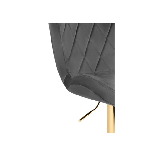 Барный стул Porch dark gray, golden
