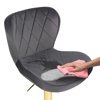 Барный стул Porch dark gray, golden
