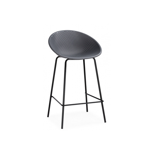 Барный стул Zeta dark grey, black