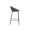 Барный стул Zeta dark grey, black