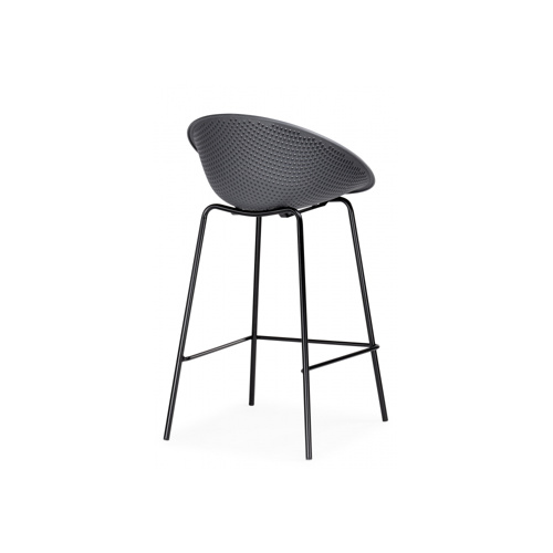 Барный стул Zeta dark grey, black