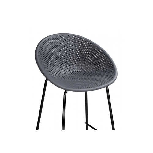 Барный стул Zeta dark grey, black