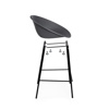 Барный стул Zeta dark grey, black