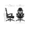 Компьютерное кресло Brun red, black