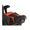 Компьютерное кресло Racer черное, оранжевое