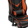 Компьютерное кресло Racer черное, оранжевое
