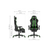 Офисное кресло Corvet black, green