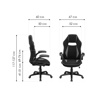 Офисное кресло Plast 1 green, black