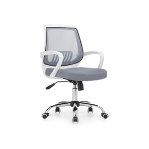 Компьютерное кресло Ergoplus light gray, white