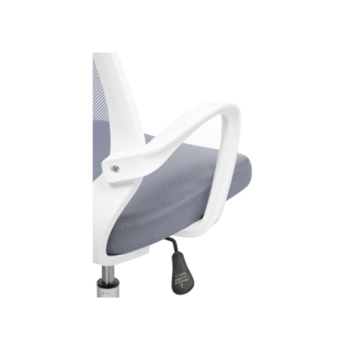 Компьютерное кресло Ergoplus light gray, white