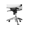 Компьютерное кресло Isida white / satin chrome