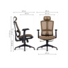 Компьютерное кресло Lanus brown, black