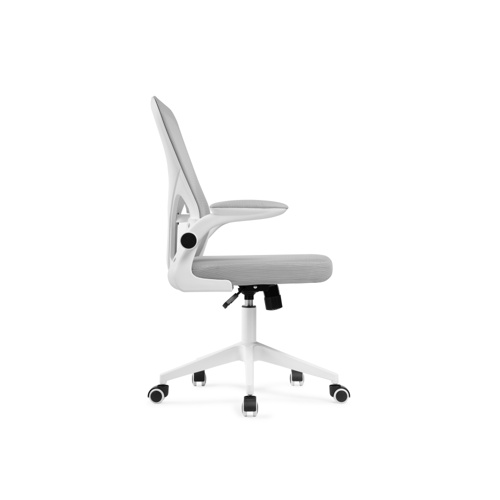 Кресло Konfi light gray / white