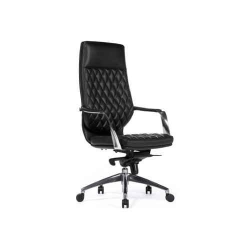 Офисное кресло Isida black, satin chrome