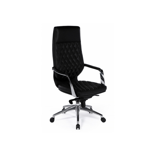 Офисное кресло Isida black, satin chrome