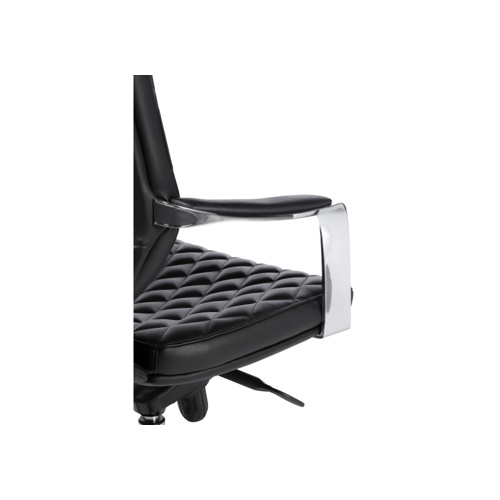 Офисное кресло Isida black, satin chrome