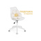 Офисное кресло Kolin с подушкой clear, white